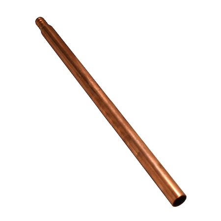 Jones Stephens 1/2 Crimp PEX F1807 Stub Out Straight, Open End, 12 Long S72019